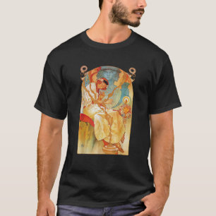 Camiseta Art Nouveau Slav Epic Mucha Hermosa Elegancia