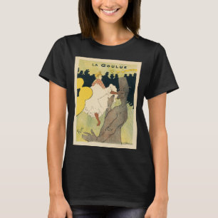 Camiseta Art Nouveau vintage, La Goulue de Toulouse Lautrec