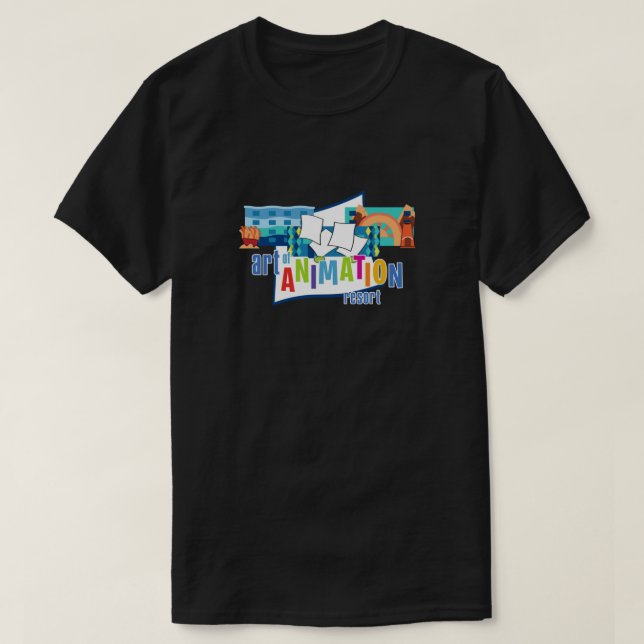 Camiseta Art of Animation Resort  (Diseño del anverso)