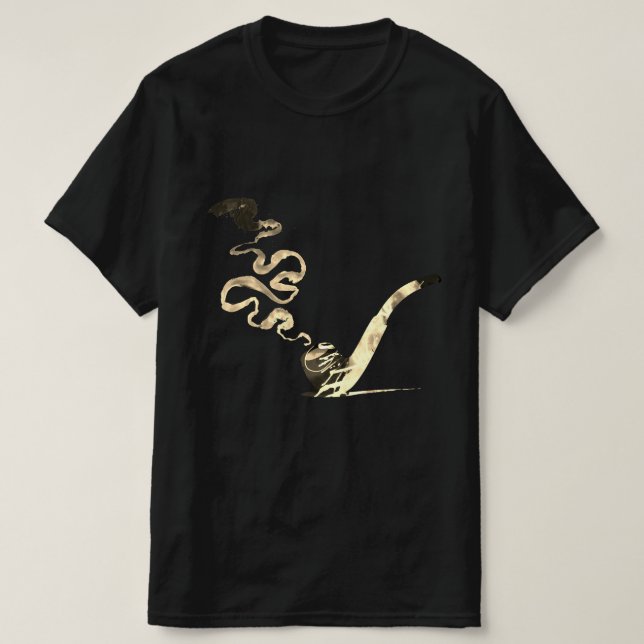 Camiseta Art of Pipe Smoking (Vintage) (Diseño del anverso)
