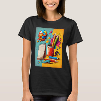 Camiseta Art Painting  Pop Painter Mom  3