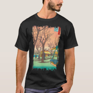 Camiseta Art Plum Garden Hiroshige Clásico