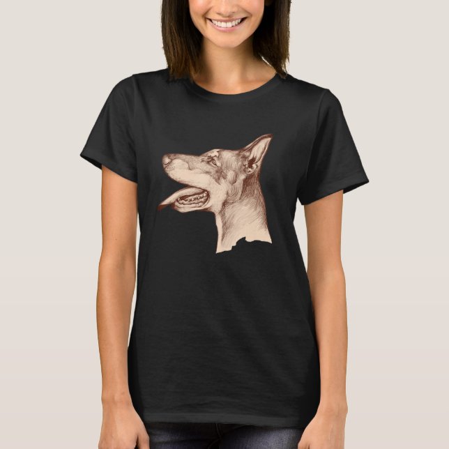 Camiseta Art Style Doberman Doberman Pinscher (Anverso)