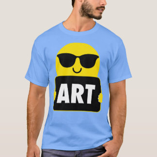 Camiseta Art Sungafas Shirst Artist Tee artístico