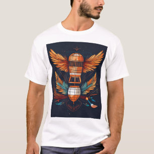 Camiseta Art T-Tatto Futurista de línea fina