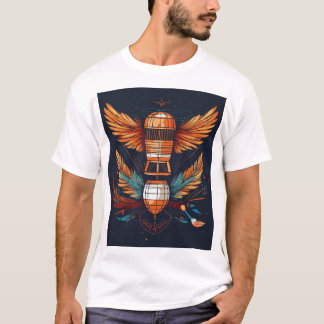 Camiseta Art T-Tatto Futurista de línea fina
