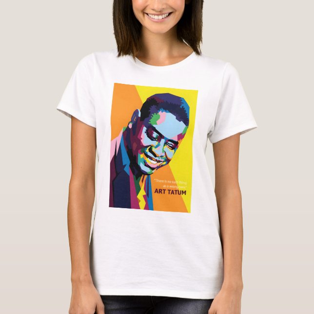 Camiseta Art Tatum (Anverso)