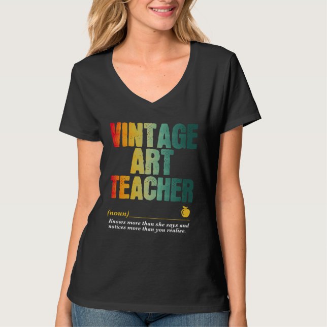 Camiseta Art Teacher Appreciation Week Back to School  3 (Anverso)