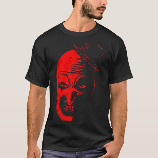 Camiseta Art the Clown the espeluznante sangre roja (Anverso)
