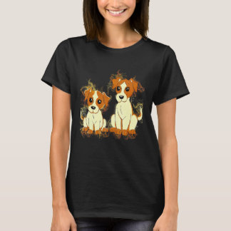 Camiseta Art Watercolor Jack Russell Terrier Dogs