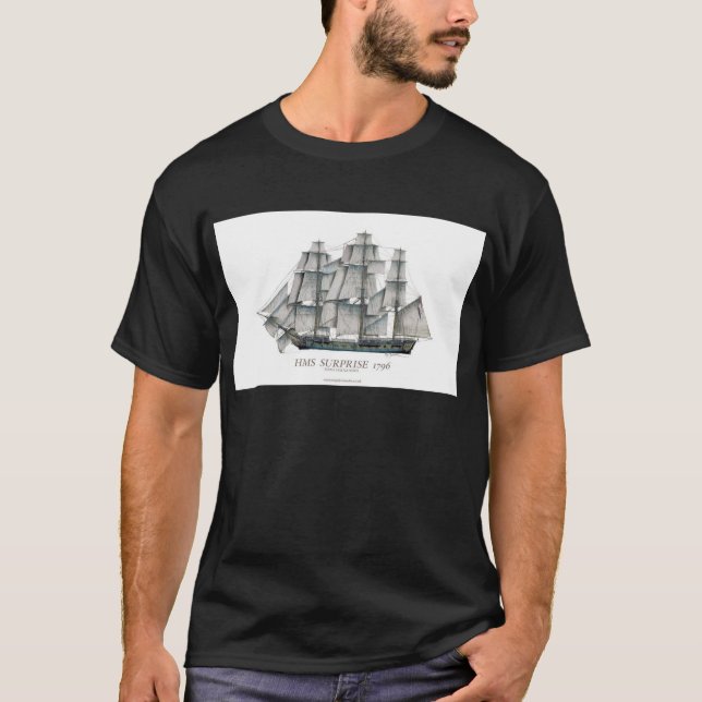 Camiseta Arte 1796 de la sorpresa del HMS (Anverso)