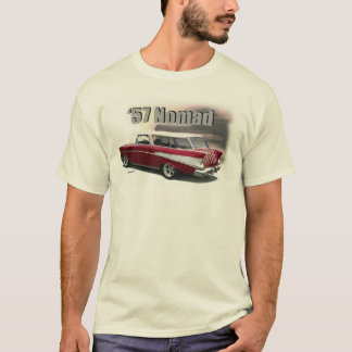 Camiseta Arte 1957 del auto del NÓMADA de Chevrolet