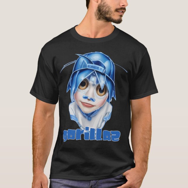 Camiseta Arte 2D de Gorillaz (Anverso)