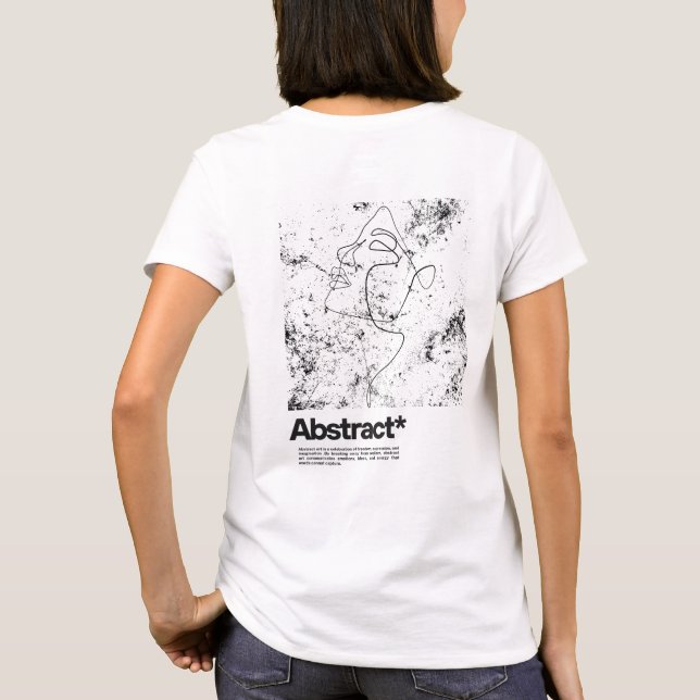 Camiseta Arte abstracto (Reverso)