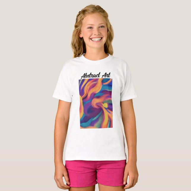 Camiseta Arte abstracto (Anverso completo)