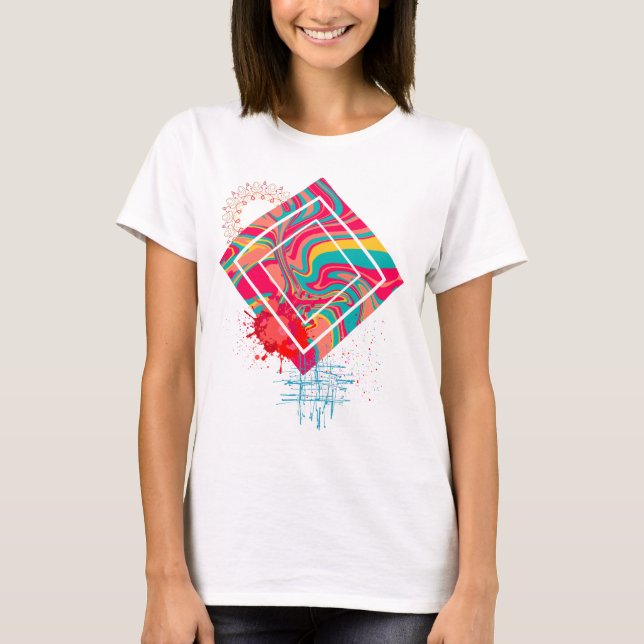 Camiseta Arte abstracto (Anverso)