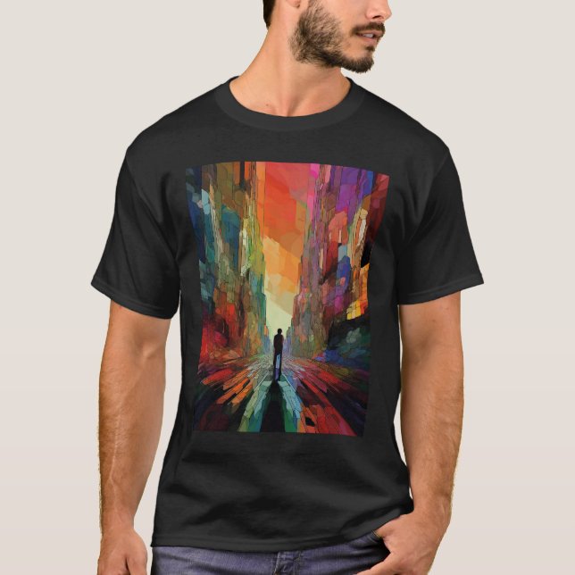 Camiseta arte abstracto (Anverso)