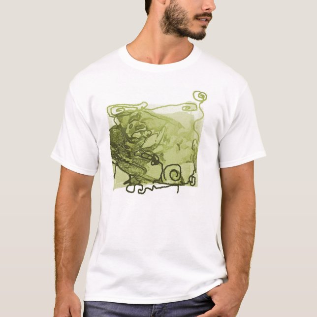 Camiseta arte abstracto (Anverso)