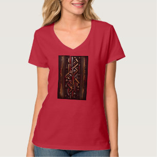 Camiseta Arte abstracto caligráfico geométrico 3D real