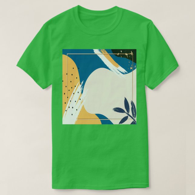 Camiseta Arte abstracto colorido (Diseño del anverso)