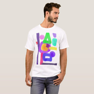 Camiseta Arte abstracto colorido 14
