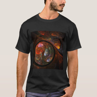 Camiseta Arte abstracto de conexión fluida