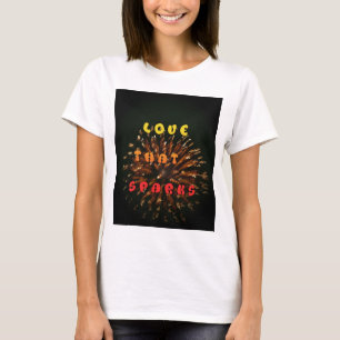Camiseta Arte abstracto de diseño de impresión de amor que