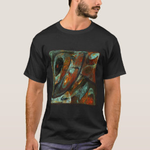 Camiseta Arte abstracto de división de tiempo