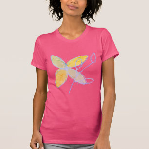 Camiseta Arte abstracto de flor funky para llevar