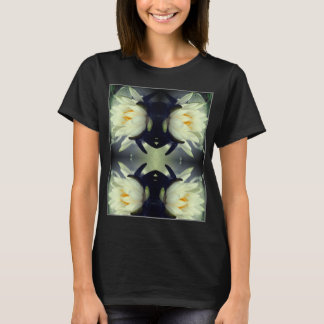 Camiseta Arte abstracto de la flor de Lotus Water Lily