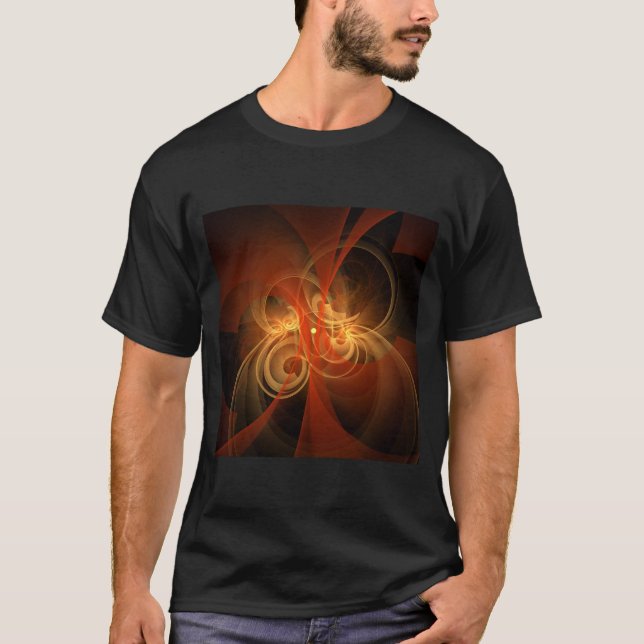 Camiseta Arte abstracto de magia matutina (Anverso)