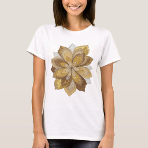 Camiseta ARTE ABSTRACTO de moda en Gris Frio Impresión