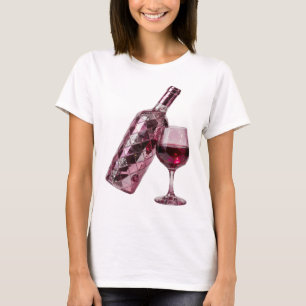 Camiseta ARTE ABSTRACTO de Moda Impresión Plateada Ingenios