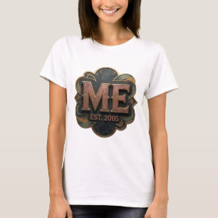 Camiseta Arte abstracto de oro fresco Diseño moderno