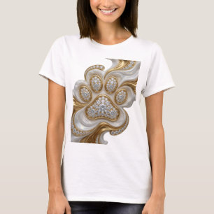 Camiseta Arte abstracto de plata con estilo ABSTRACTO v2