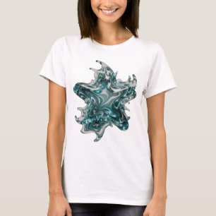 Camiseta Arte abstracto de plata DISEÑO ABSTRACTO