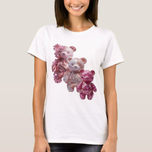 Camiseta Arte abstracto de plata fresca Diseño abstracto
