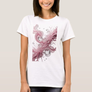 Camiseta Arte abstracto de plata FRESCO Arte wearable