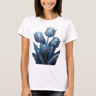 Camiseta Arte abstracto de plata genial DISEÑO MODERNO