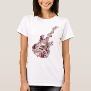 Camiseta Arte abstracto de plata IMPACTANTE Diseño gráfico