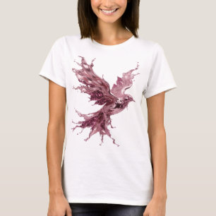 Camiseta ARTE ABSTRACTO de Plata IMPACTANTE Estampa de Moda