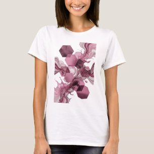 Camiseta Arte abstracto de plata limpia Arte wearable