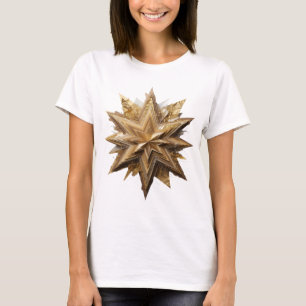 Camiseta Arte abstracto de plata vibrante Diseño gráfico