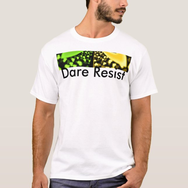 Camiseta Arte abstracto de puntos de polka sin mar en los c (Anverso)