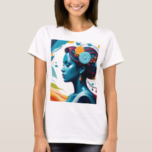 Camiseta Arte abstracto de salud mental