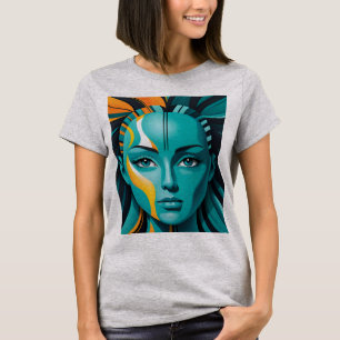 Camiseta Arte abstracto de salud mental