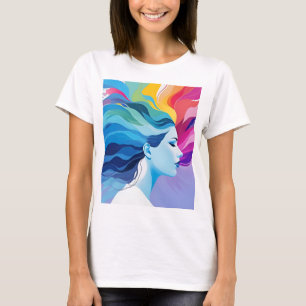 Camiseta Arte abstracto de salud mental