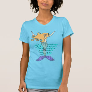 Camiseta Arte abstracto de sirena para usar