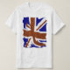 Camiseta Arte abstracto de Union Jack (Diseño del anverso)
