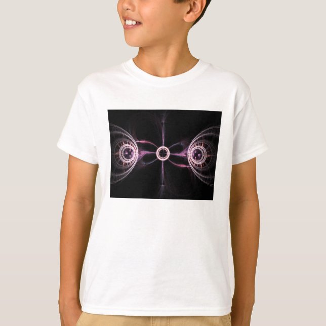 Camiseta Arte abstracto del fractal de los universos (Anverso)